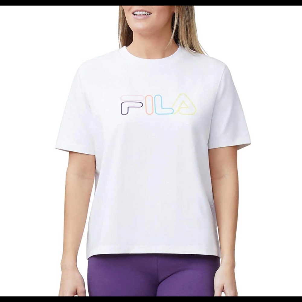 NWT Fila Ladies’ Short Sleeve Crew Neck Jersey Tee, M